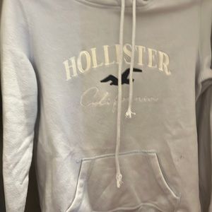 Hollister sweatshirt light blue/white
